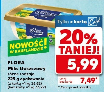 Miks tłuszczowy różne rodzaje 225g promocja w Kaufland