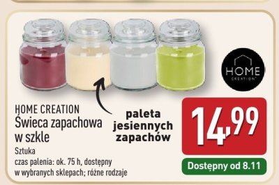 Świeca zapachowa w szkle  promocja w Aldi