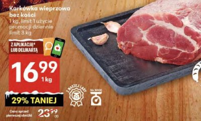 Karkówka wieprzowa bez kości Lada za Ładą Poleca promocja w Delikatesy Centrum
