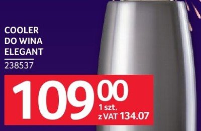 Cooler do wina Elegant promocja w Selgros