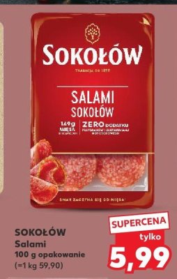 Salami SOKOŁÓW promocja w Kaufland
