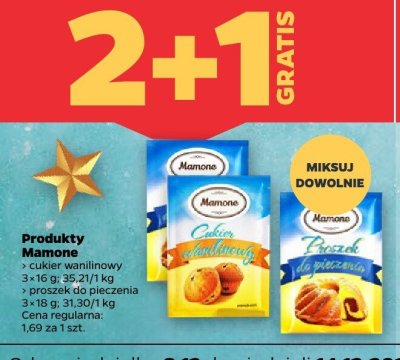 Cukier waniliowy Mamone promocja w Netto
