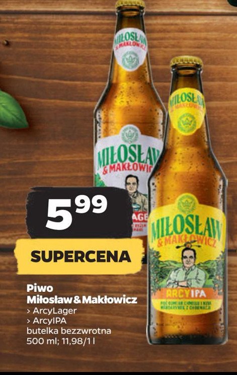 Piwo Miłosław & makłowicz arcyipa promocja