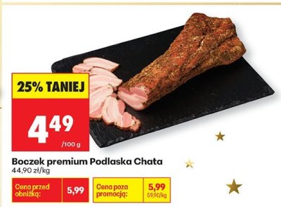 Boczek premium Podlaska Chata promocja w Biedronka