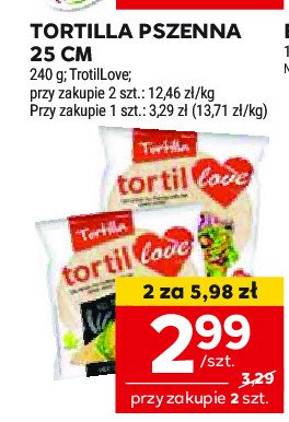 Tortilla pszenna Tortillove promocja