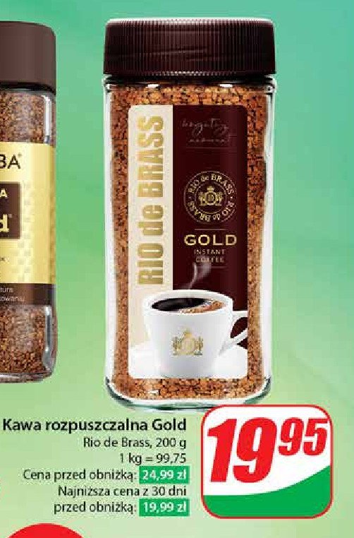 Kawa Rio de brass gold promocja