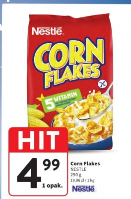 Płatki Corn Flakes Nestle promocja w Intermarche