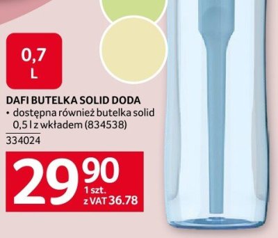 Butelka DAFI BUTELKA SOLID DODA promocja w Selgros