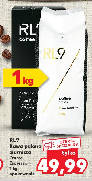 Kawa espresso Rl9 coffee promocja