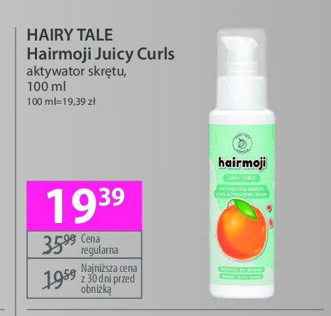 Aktywator skrętu juicy Hairmoji promocja