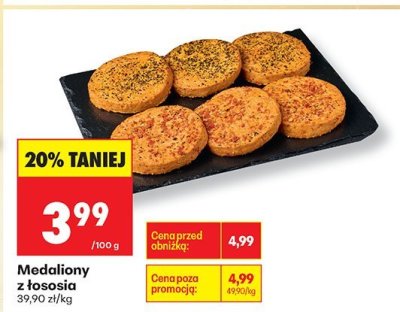 Medaliony z łososia promocja w Biedronka