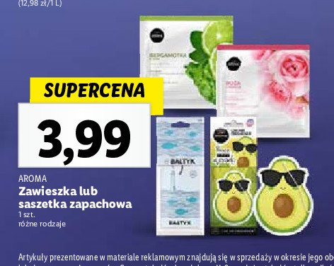 Odświeżacz powietrza bałtyk Aroma car promocja
