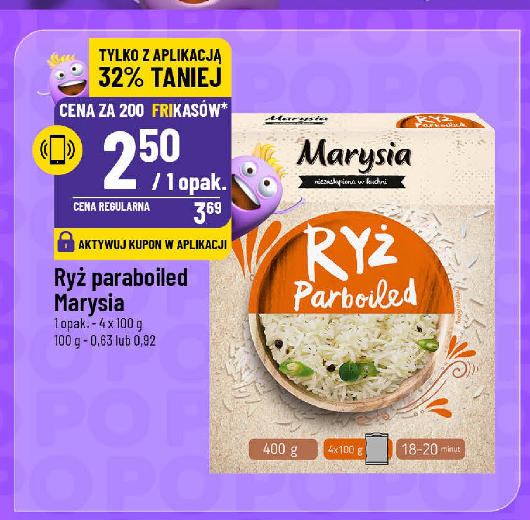 Ryż parboiled Marysia promocja