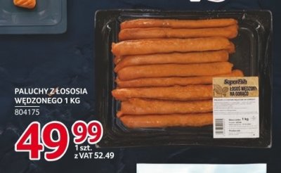 Pałuchy z łososia wędzonego SuperFish promocja w Selgros