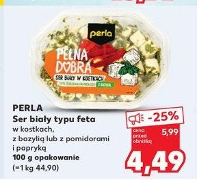 Ser biały typu śródziemnomorskiego Perla promocja w Kaufland
