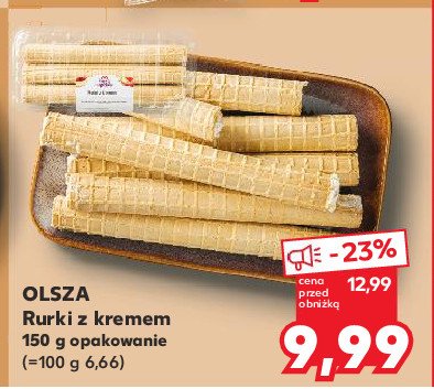 Rurki z kremem Kraina wypieków promocja w Kaufland