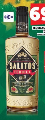 Tequila Salitos 0.7l gold 38% promocja w TOPAZ