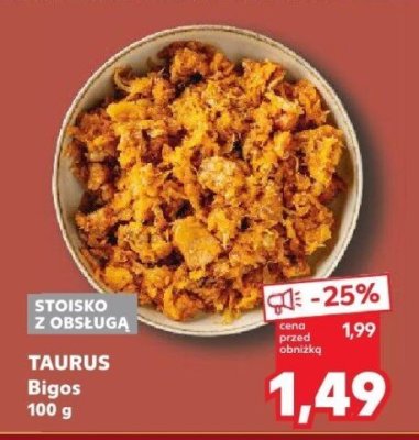 Bigos TAURUS promocja w Kaufland