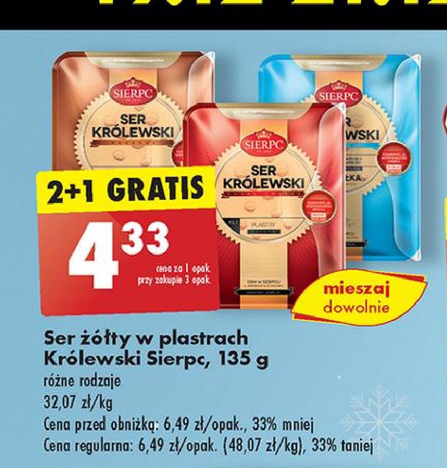 Ser królewski light plastry Sierpc promocja