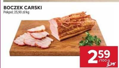 Boczek carski pekpol promocja w Stokrotka