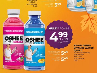 Napój Oshee Vitamin Water 0,555 L Witaminy-Minerały promocja w Duży Ben