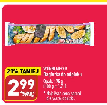 Bagietka z mas艂em czosnkowym Wonnemeyer feinkost promocja