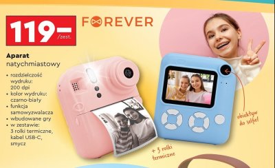 Aparat natychmiastowy z drukarką Forever promocja