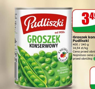 Groszek konserwowy  promocja w Dino