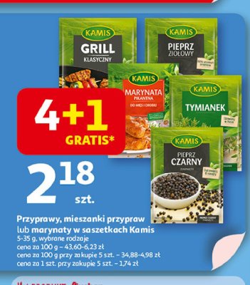 Pieprz czarny ziarnisty Kamis promocja