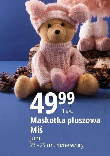 Maskotka pluszowy miś Jumi promocja w Action