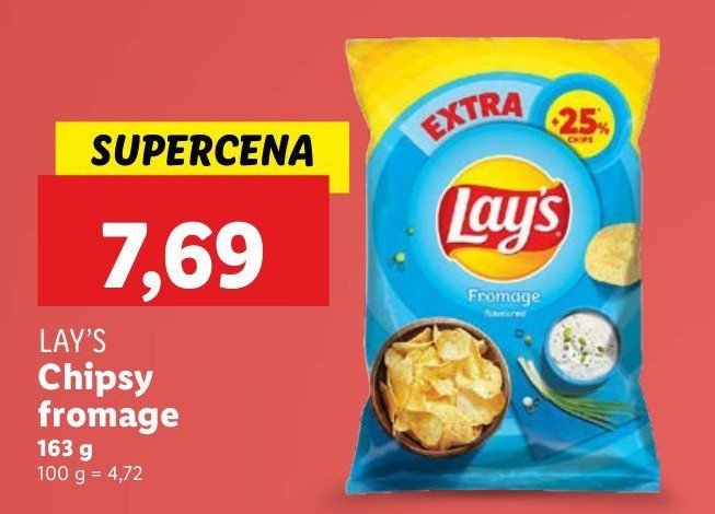 Chipsy fromage Lay's promocja