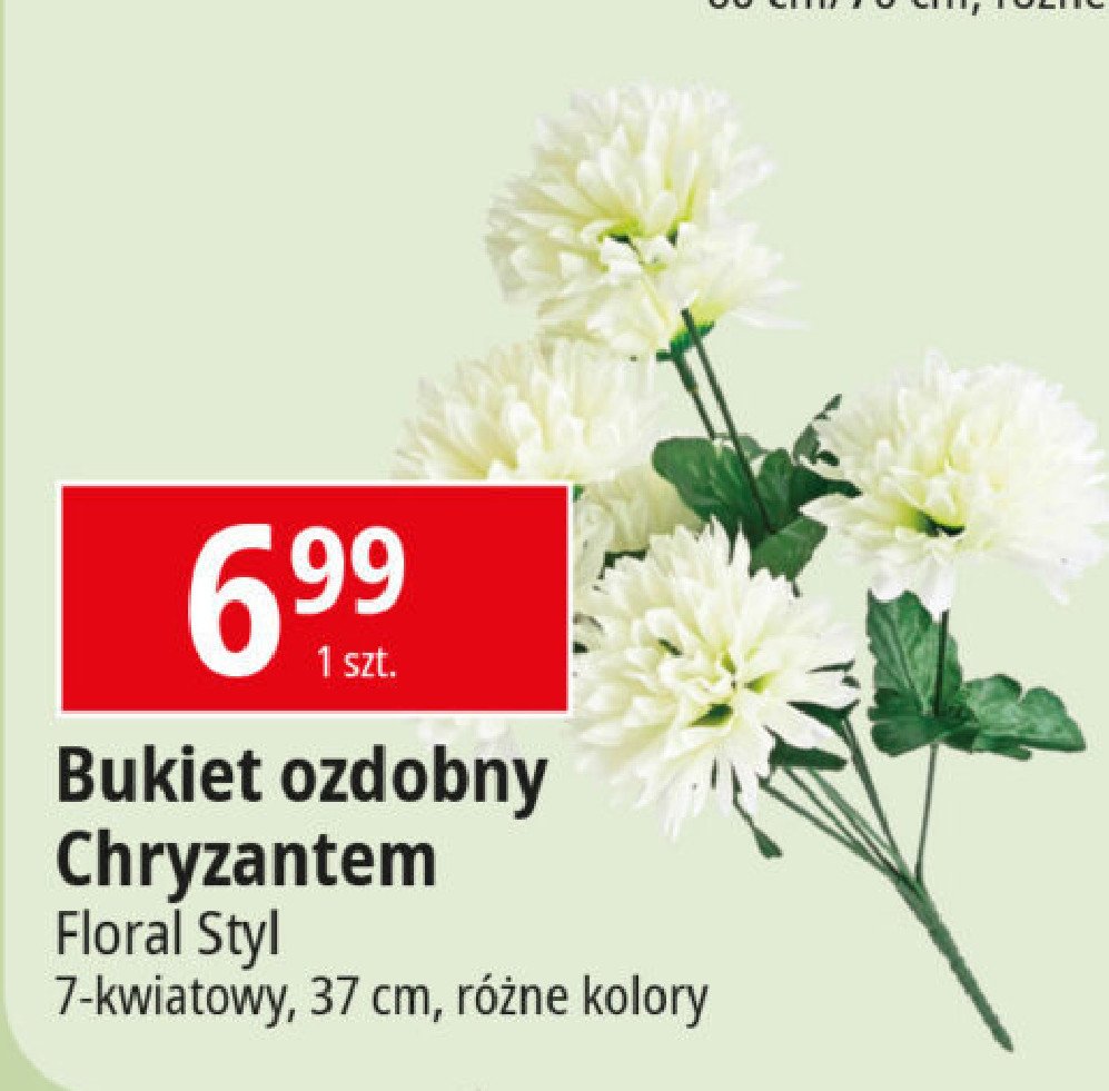 Bukiet chryzantem Floral styl promocja