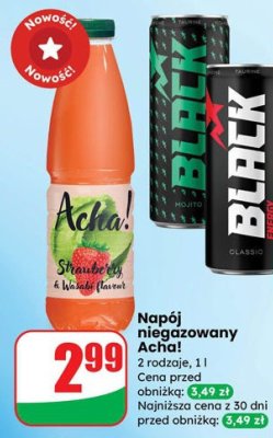 Napój energetyczny Black Mojito promocja w Dino