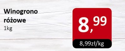 Winogrono różowe promocja w Market Point