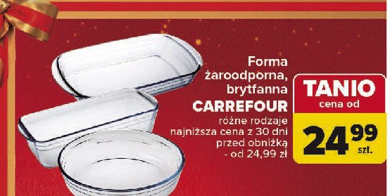 Forma żaroodporna 39 x 24 cm Carrefour promocja w Carrefour