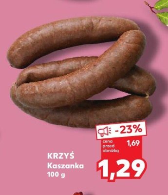 Kaszanka 100 g promocja w Kaufland