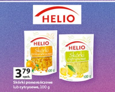 Skórki pomarańczowe lub cytrynowe Helio 100 g promocja w Auchan