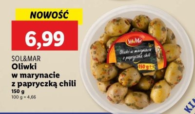 Oliwki zielone pikantne Sol&mar promocja