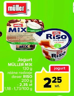 Jogurt macadamia i choco stars Muller mix promocje