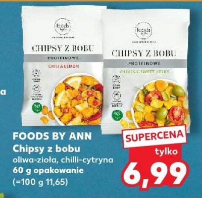 Chipsy z bobu oliwa-zioła promocja w Kaufland
