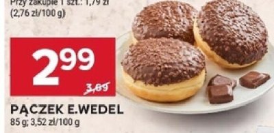Pączek E.Wedel promocja w Stokrotka