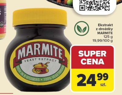 Ekstrakt z drożdży MARMITE promocja w Carrefour Market