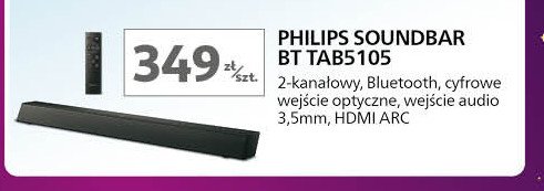 Soundbar tab5105 Philips promocja w Auchan