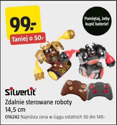 Zdalnie sterowane roboty Silverlit 14,5 cm promocja w Jula