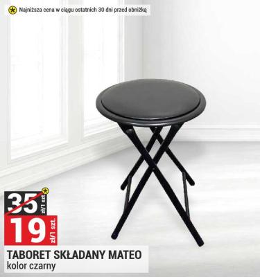 Taboret składany MATEO promocja w Merkury Market