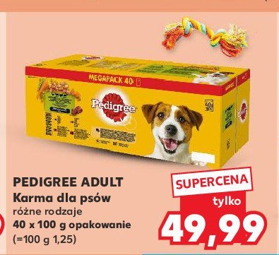 Karma dla psa wyb贸r smak贸w w galarecie Pedigree vital promocja