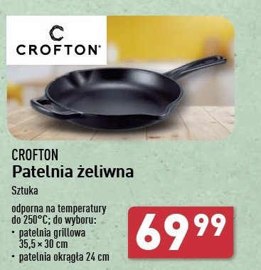 Patelnia grillowa 35.5 x 30 cm Crofton promocja