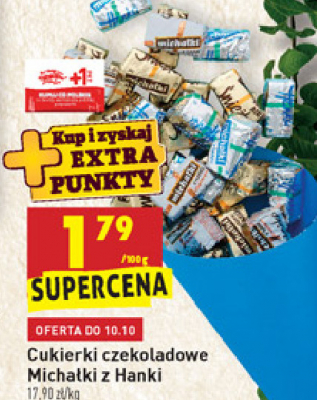 Cukierki białe Michałki z hanki śnieżka promocja