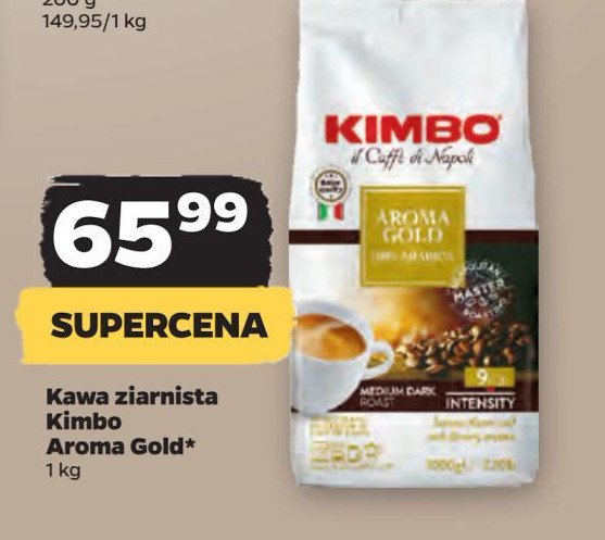 Kawa Kimbo aroma gold 100% arabica promocja