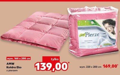 Kołdra Eko z pierzem promocja w Kaufland